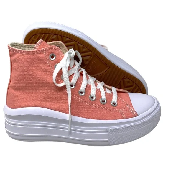 Converse Chuck Taylor Move Platform Flamingo Canvas Women's Shoes Casual A03544C - Picture 8 of 10